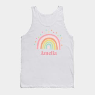 Hand Name Written Of Amelia Tank Top